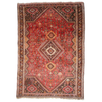 10610 Tribal vintage rug 7.2 x 5.1 ft / 220 x 155 cm