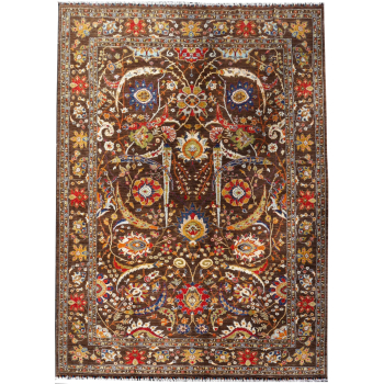 15831 Arijana rug in Corcorans Clark sickle leaf rug design 9 x 12 ft hand knotted wool
