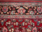 Preview: 12 x 9 ft persian rug sarouk vintage antique red blue 13569