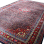 Preview: Antique Bidjar rug Halwai 17 x 10 oversized blue wool hand knotted