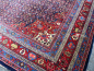 Preview: Antique Bidjar rug Halwai 17 x 10 oversized blue wool hand knotted
