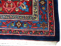 Preview: Antique Bidjar rug Halwai 17 x 10 oversized blue wool hand knotted