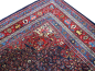 Preview: Antique Bidjar rug Halwai 17 x 10 oversized blue wool hand knotted