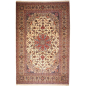Preview: Perserteppich Isfahan Korkwolle auf Seide 318 x 208 cm Seidenkette 15380