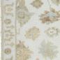 Preview: Oushak dining room Rug 8x10 ft hand-knotted white 15647