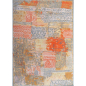 Preview: Paul Klee Teppich Florentinische Villenviertel - Designerteppich nach Paul Klee, handgeknüpft