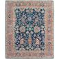 Preview: Heriz rug Heris 8 x 10 ft dark teal hand-knotted carpet 16227