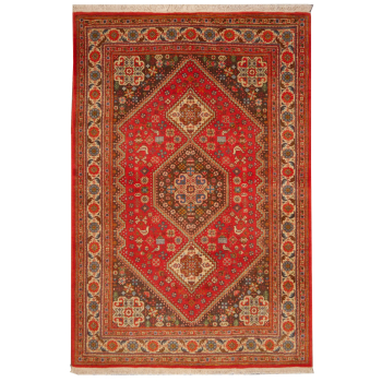 09334 Kashkuli rug hand knotted wool 4.8 x 3.2 ft / 147 x 98 cm
