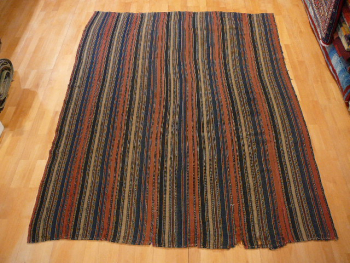 Jajim Vintage rug 7.4 x 5.6 ft / 227 x 172 cm visible wear