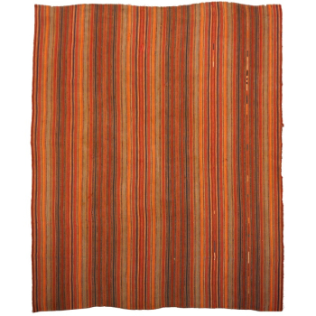 Shasavan antique Jajim Vintage rug 6.4 x 5.7 ft / 195 x 175 cm