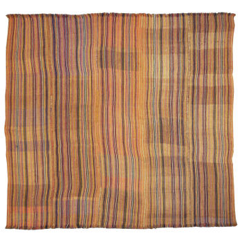 12150 Jajim Vintage blanket rug Iran / Persia 5.9 x 5.2 ft / 180 x 160 cm
