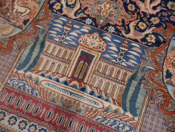 10 x 13 ft persian rug pictoral rug kashmar carpet khoransan 12209