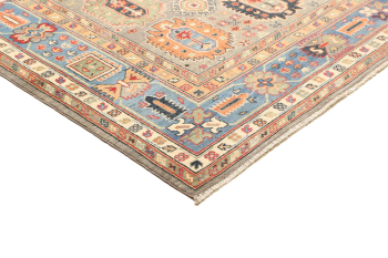 Preview: Kazak Rug 8x10 ft Hand-Knotted Carpet from Afghanistan Kazak rug 8x10 ft hand knotted in Afghanistan 12470056. Afghan carpet 250 x 300 cm in a subtle pattern and design - ideal for the living room or dining room.