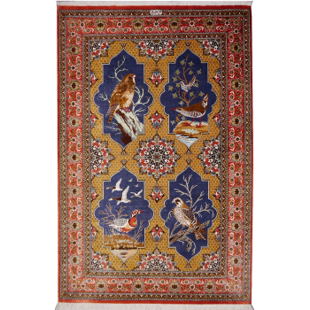 13190 Qum Silk rug I 5.0 x 3.3 ft / 153 x 100 cm