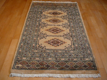13737 Bokhara rug Pakistan 4,2 x 2,6 ft / 129 x 79 cm