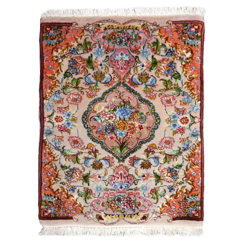 13914 Tabriz rug 2.1 x 1.8 ft / 65 x 55 cm Djoharian Collection