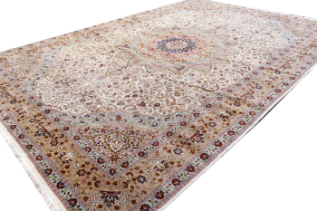 Preview: Hereke oversized rug 17 x 11 ft / 500 x 330 cm Turkish vintage palatial size carpet. 14092