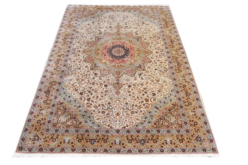 Preview: Hereke oversized rug 17 x 11 ft / 500 x 330 cm Turkish vintage palatial size carpet. 14092