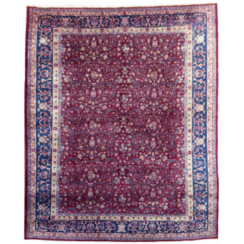 12 x 9 ft antique rug agra mughal carpet 14242