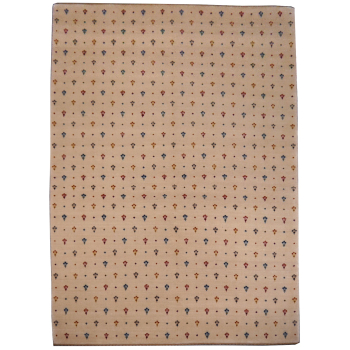 14338 Loribaft Teppich Indien 236 x 170 cm beige Wolle