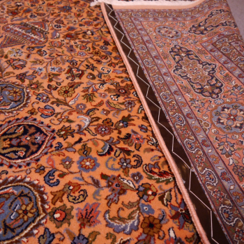 250x300 Orientteppich ca. 300 x 250 cm handgeknüpft für Wohnzimmer, Esszimmer oder Schlafzimmer. Hochwertiger Teppich aus Indien,   Merino Wolle aus Neuseeland. 14379