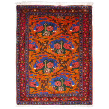 14459 Bidjar Senneh vintage rug Iran / Persia 5,2 x 4,1 ft / 160 x 125 cm