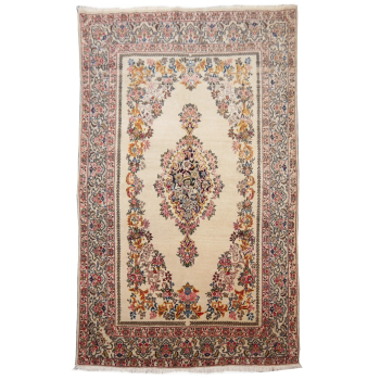 14495 Qum vintage rug Iran / Persia 7.1 x 4.4 ft / 215 x 135 cm