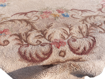 14717 Arraiolos antique needlepoint rug Portugal