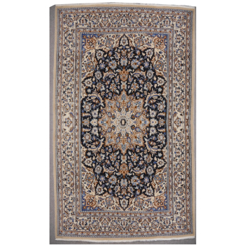 14743 Nain 9 la vintage rug Iran / Persia 6.7 x 4.2 ft / 204 x 128 cm