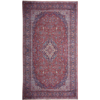 15034 Keshan Kashan 18 x 11 ft 550 x 330 cm rug antique red blue beige palace rug