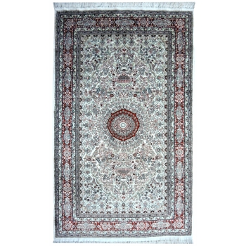 15390 Exclusive Hereke silk rug 5 x 3 ft Djoharian Collection