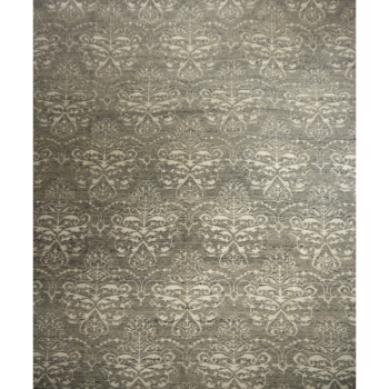 15745 Contemporary Rug Design 8 x 10 ft gray hand-knotted