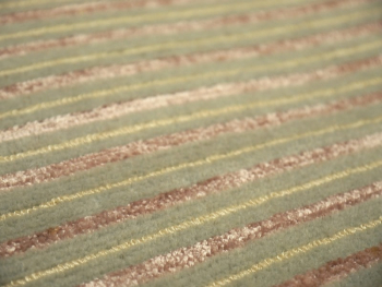 Preview: Cut Loop Teppich handgeknüpft Djoharian Design 100 Knoten Wolle Viscose hellgrün