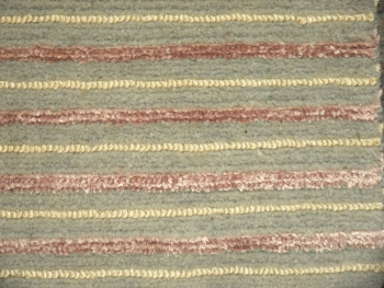 Cut Loop Teppich handgeknüpft Djoharian Design 100 Knoten Wolle Viscose hellgrün