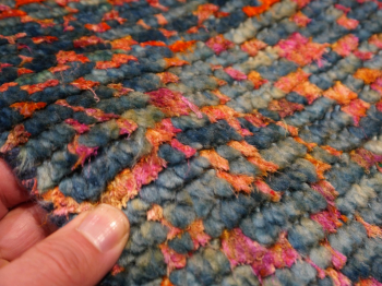 Preview: 80x300 Moderner Designer Teppich ca. 297 x 75 cm. Sari Seide und Wolle, handgeknüpft, für Flur, Wohnzimmer, Schlafzimmer. Läufer Designerteppich von Djoharian Collection