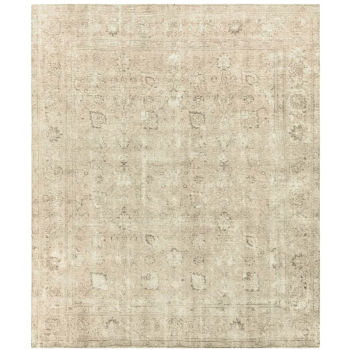 16288 VINTAGE RUG BEIGE MUTED 8 X 10 FT HAND-KNOTTED DJOHARIAN COLLECTION