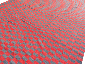 Preview: 13 x 10 ft MAZANDARAN Kilim ROXANE Red Grey 16429 Preview: 13 x 10 ft MAZANDARAN Kilim ROXANE Red Grey 16429