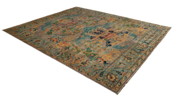 Polonaise Royal Mughal rug 8x10 ft - 250 x 300 cm in a subtle pattern and design - ideal for the living room or dining room. Djoharian Rugs Collection 16463059