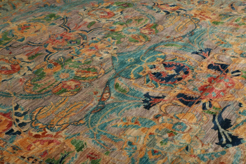 Polonaise Royal Mughal rug 8x10 ft - 250 x 300 cm in a subtle pattern and design - ideal for the living room or dining room. Djoharian Rugs Collection 16463059