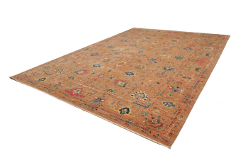 Edler Shahi fine Ziegler Teppich, handgeknüpft in Afghanistan, 430 x x310, feine Qualität und klassische Eleganz – ideal für Wohnzimmer, Esszimmer und Schlafzimmer.