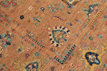 Edler Shahi Ziegler Teppich, handgeknüpft in Afghanistan, 430 x x310, feine Qualität und klassische Eleganz – ideal für Wohnzimmer, Esszimmer und Schlafzimmer.