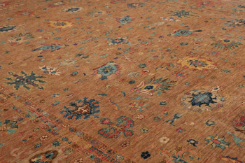 Edler Shahi Ziegler Teppich, handgeknüpft in Afghanistan, 430 x x310, feine Qualität und klassische Eleganz – ideal für Wohnzimmer, Esszimmer und Schlafzimmer.