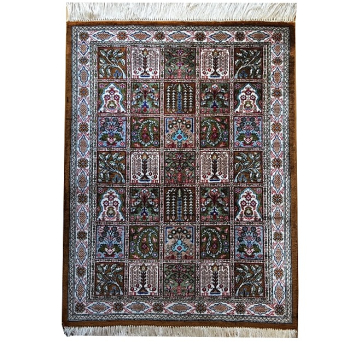 15041 Qum Silk Rug 30 x 22 inch / 75 x 57 cm fine carpet