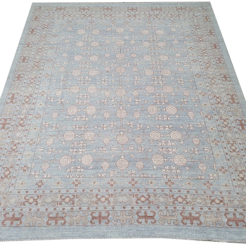 16400 Khotan Samarkand rug 11.3 x 9.0 ft wool hand-knotted