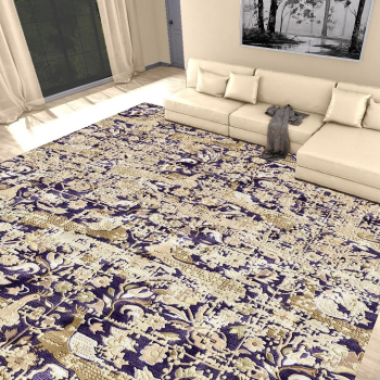 28001 Contemporary Design rug Peacock Paradise 100% silk 20 x 14 ft / 610 x 430 cm