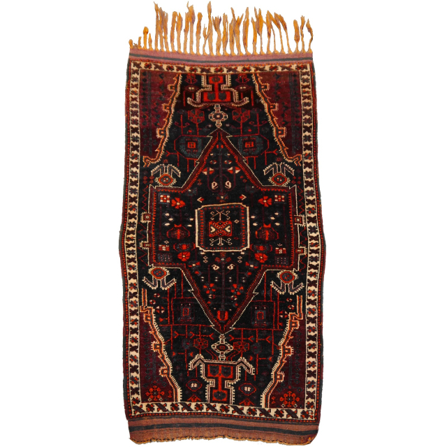 14547 Baharlu Loribaft antique rug 6.9 x 3.9 ft / 210 x 120 cm