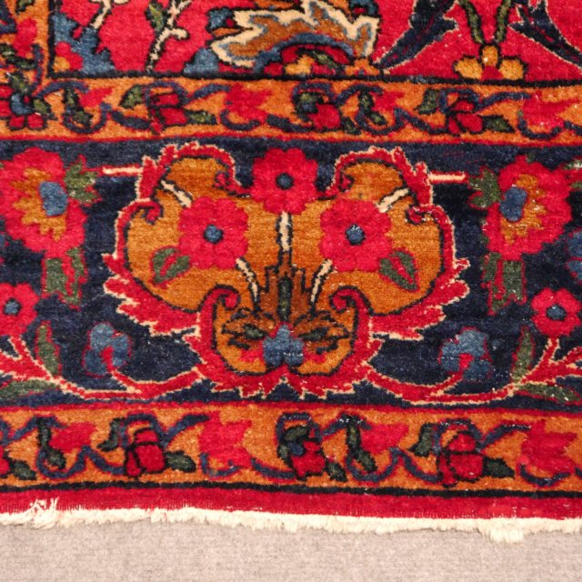 Mughal rug, antique Mughal carpet, antique rug