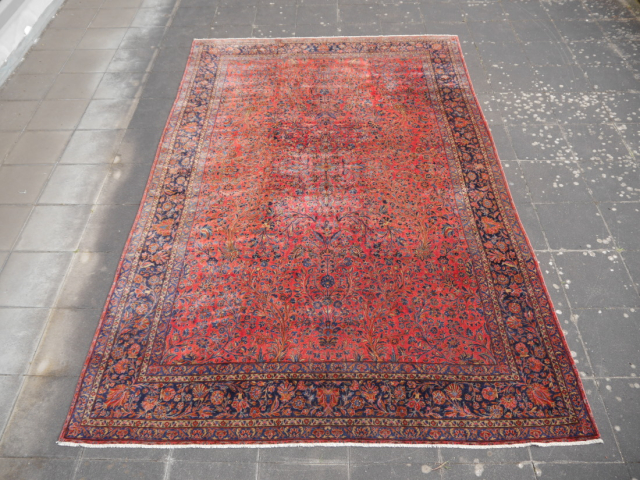 Manchester Keschan Kashan Keshan Teppich antik 470 x 300 cm
