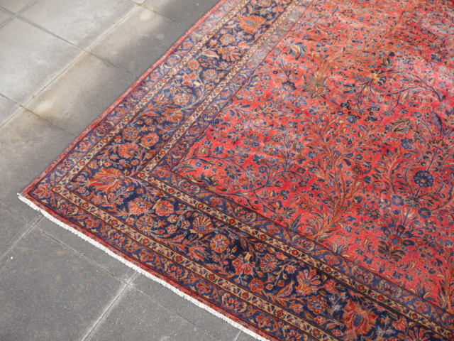 Manchester Keschan Kashan Keshan Teppich antik 470 x 300 cm
