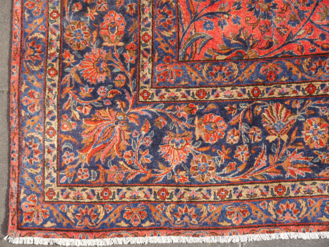 Manchester Keschan Kashan Keshan Teppich antik 470 x 300 cm